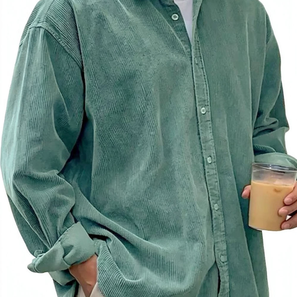 Mens Corduroy Shirts Long Slee - Corduroy Button Up Shirt Men review and price