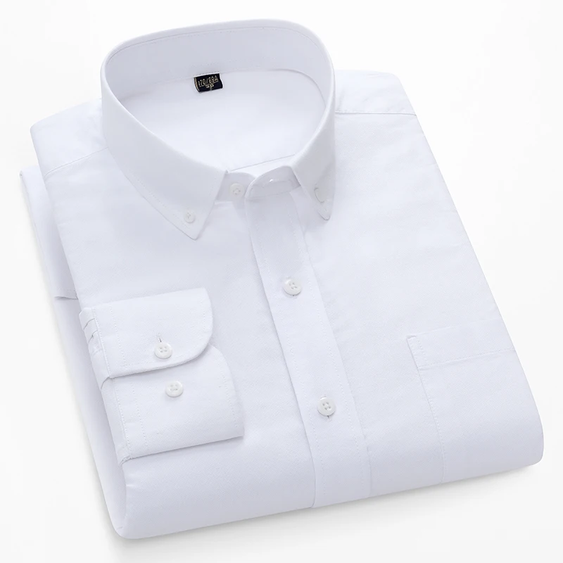 100% Cotton Oxford Long-Sleeve - Oxford Cotton Casual Shirt Business review and price