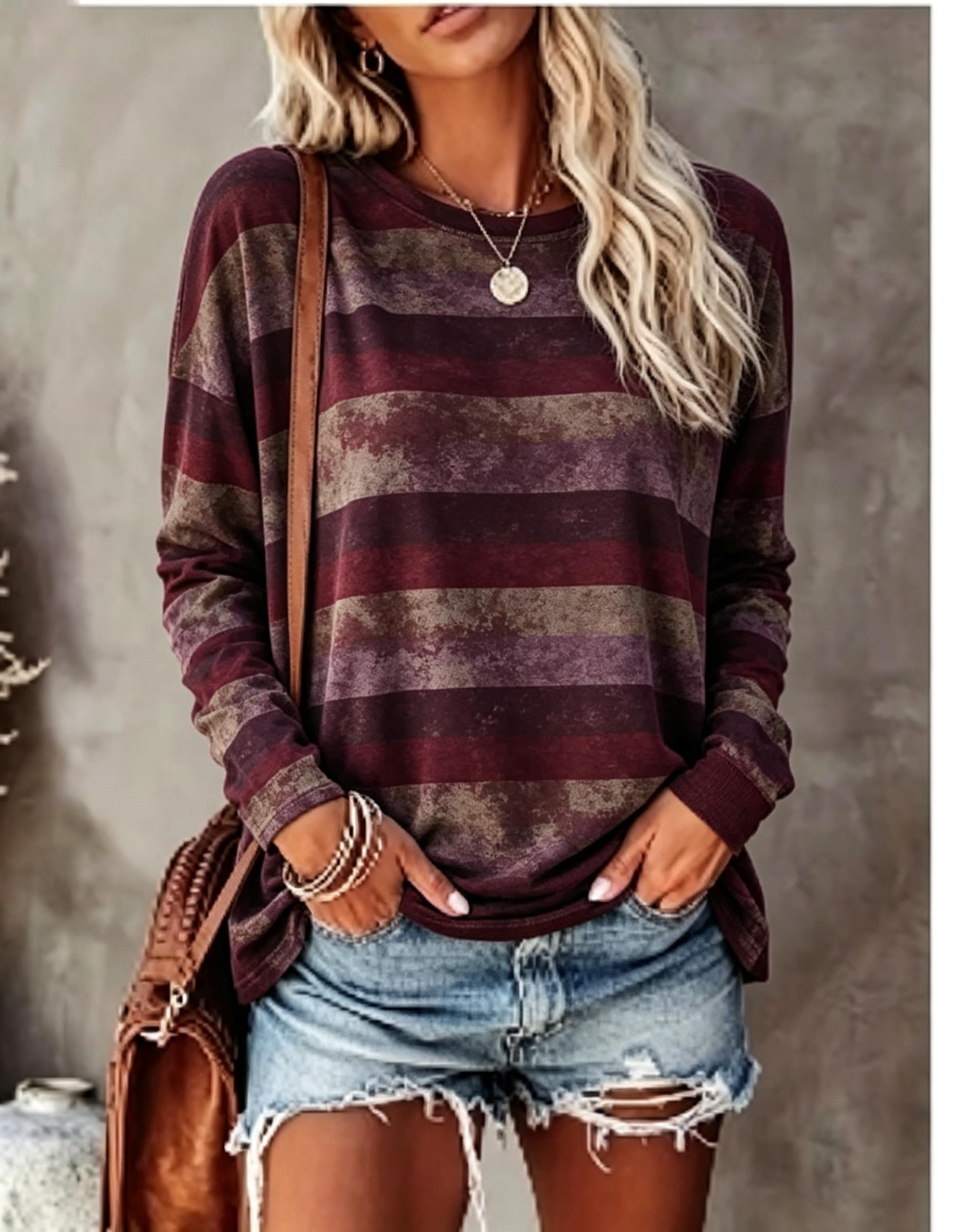Women Long Sleeve T‑Shirt Vint - T-Shirts review and price