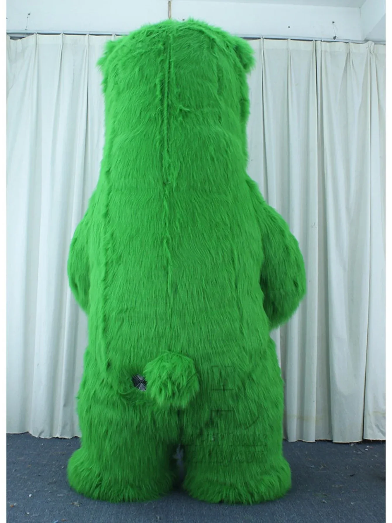Furry Green Bear Inflatable Ma - Suits review and price